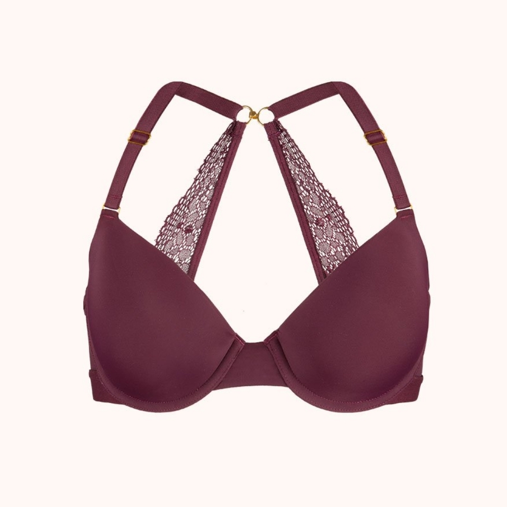 Lively Plum T-shirt Bra - 38D